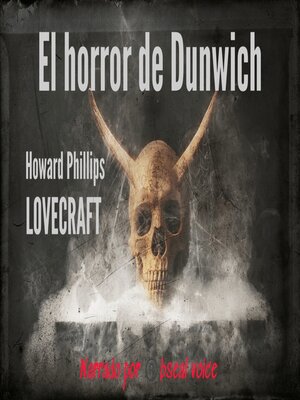 cover image of El horror de Dunwich